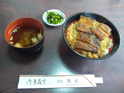 鰻丼：ゆーど撮影